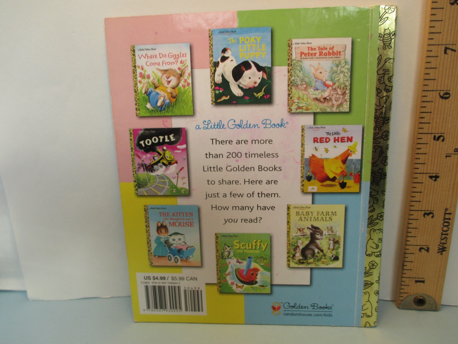 children’s Little Golden Book HOME FOR BUNNY by MW BROWN illus. by WILLIAMS 2011
