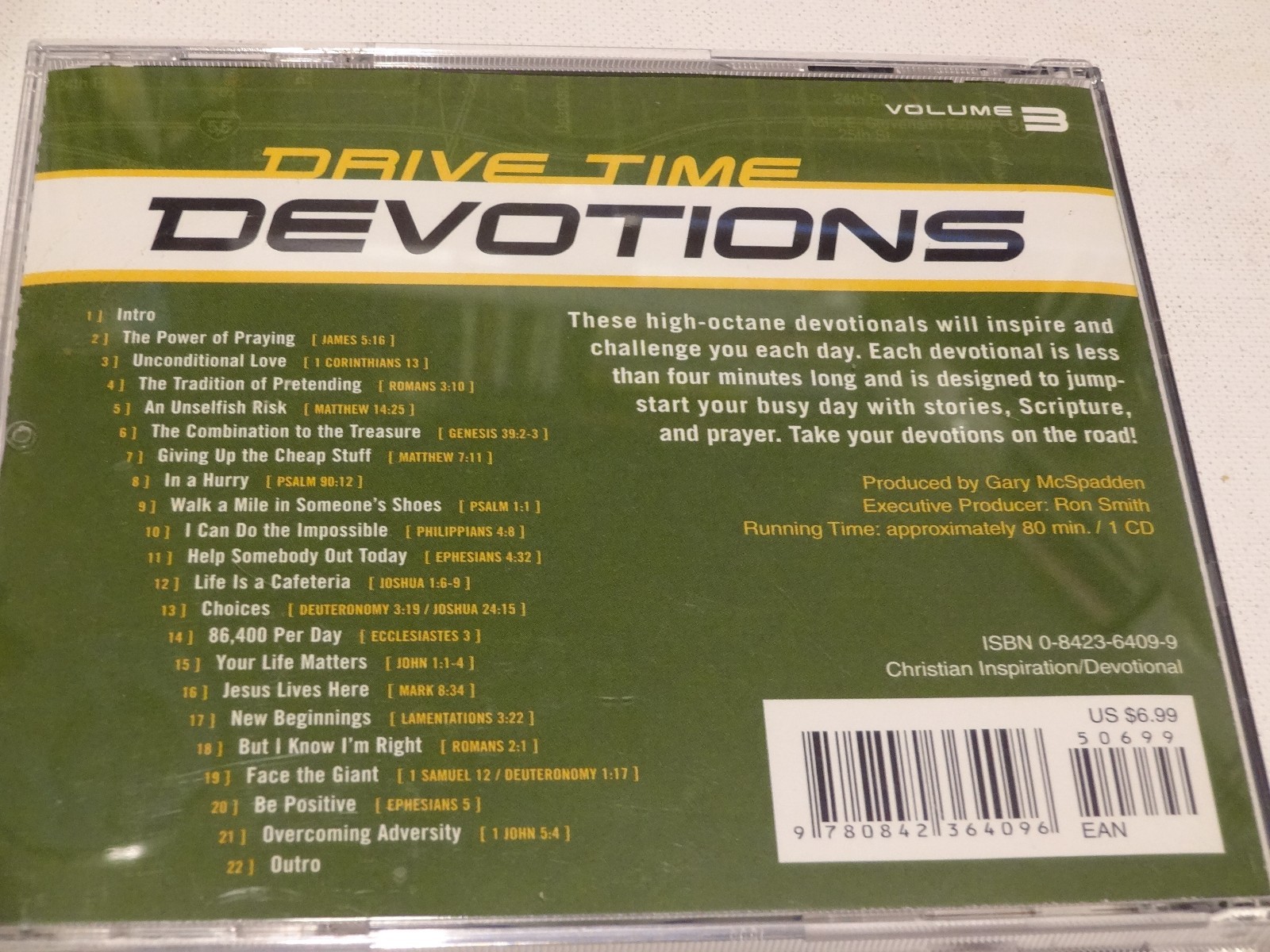 CDA Drive Time Devotions: Volume 3 (2001 Tyndale Audio) Religious