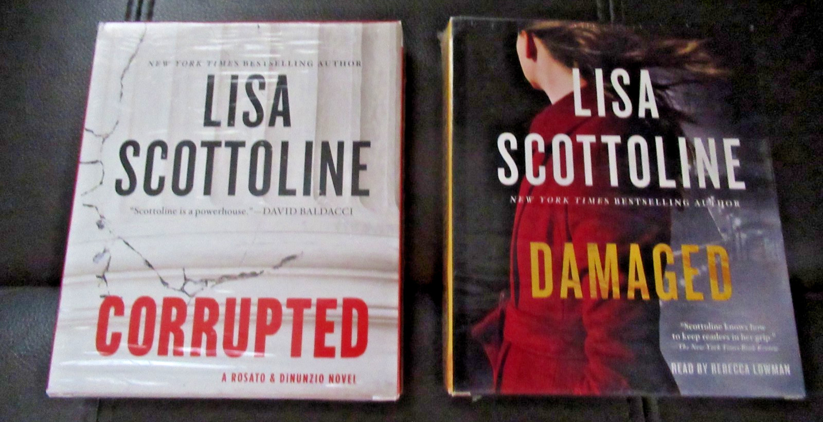 Lisa Scottoline Lot Of 2 Books On CD Corrupted And Damaged NEW