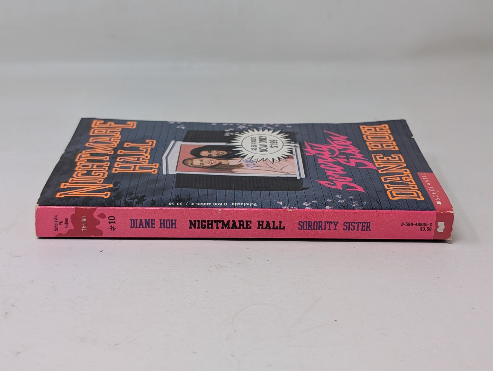 Nightmare Hall Sorority Sister by Diane Hoh Variant Cover Horror Paperback VTG