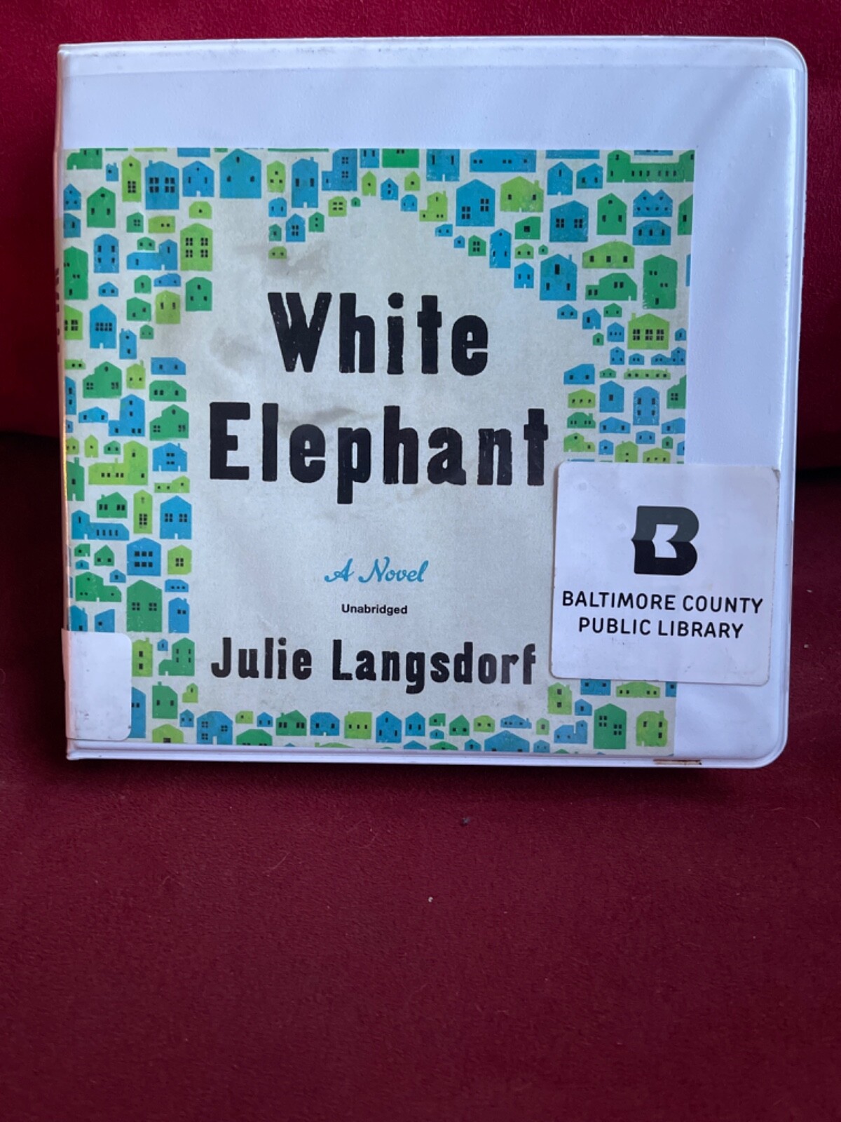 Shelf208 Audiobook~ White elephant- Julie Langsdorf- unabridged- 8CDs