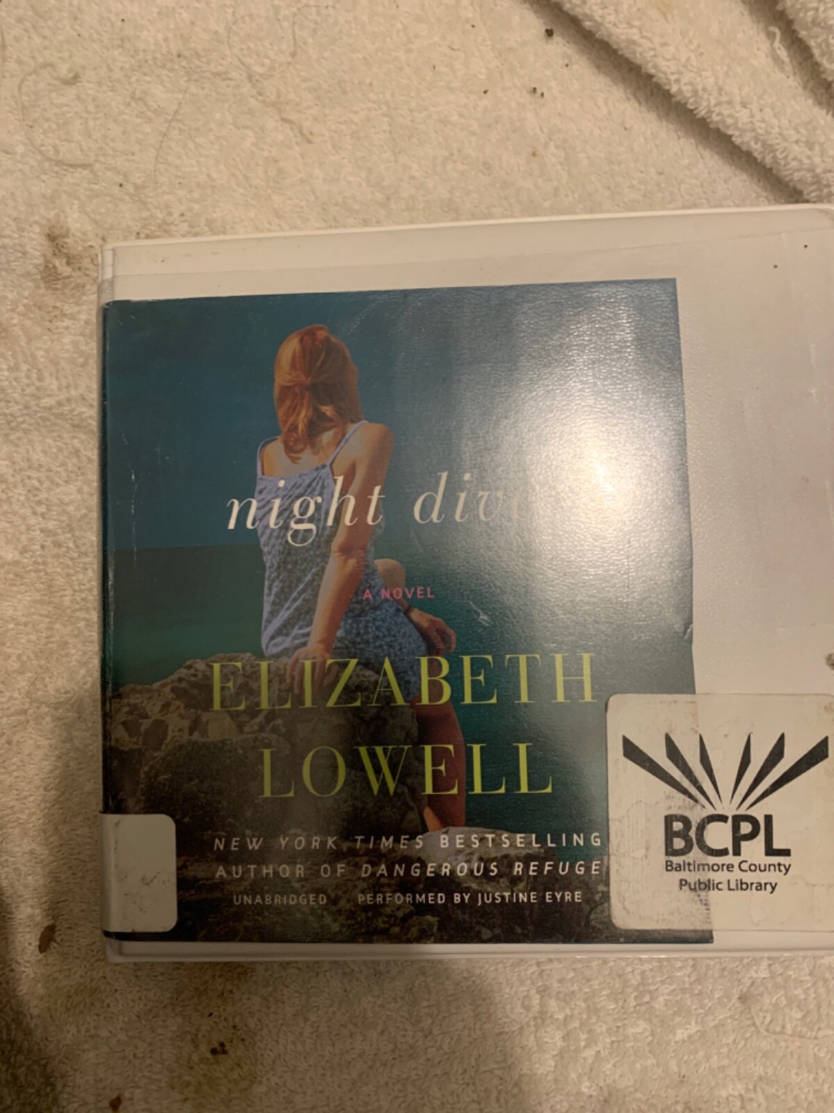 Shelf205 Audiobook~Night Driver — Elizabeth Lowell — unabridged — 8CDs