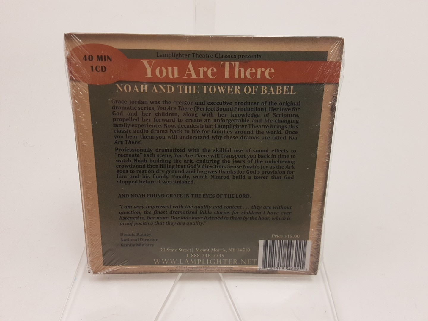 Lamplighter Theatre Noah And The Tower Of Bable, 1 CD, 40 Min, You Are There