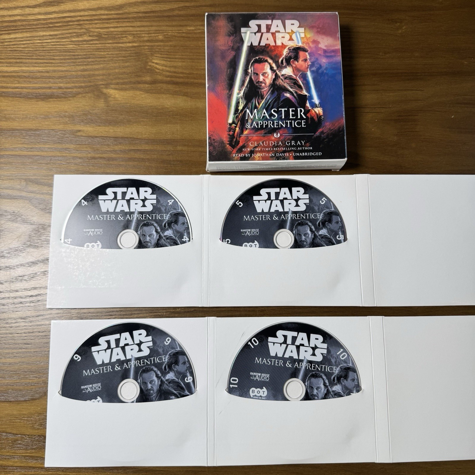 Star Wars: Master & Apprentice Audiobook 10 CD Unabridged Claudia Gray Complete