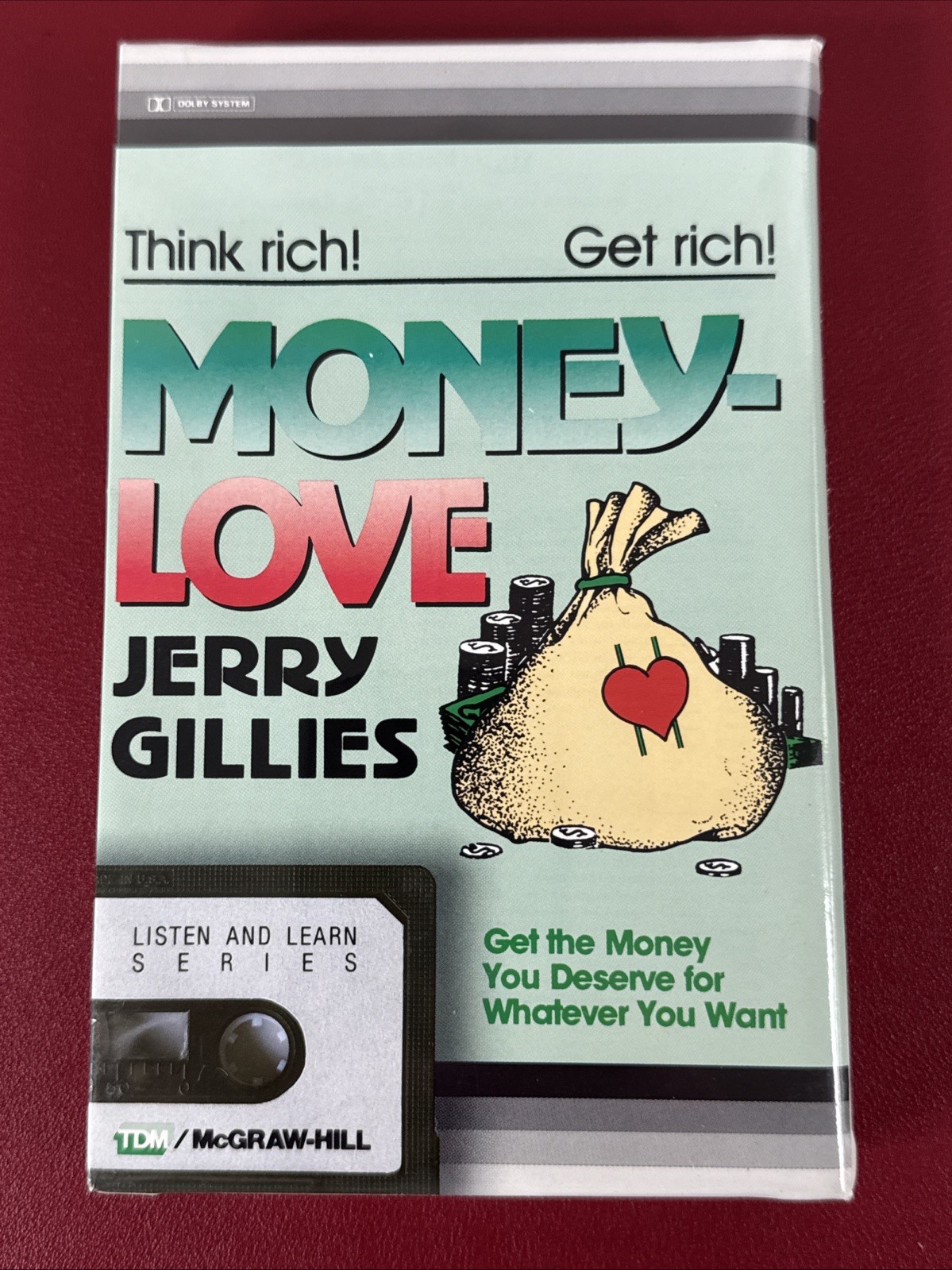 Money-Love Think Rich! Get Rich!, Jerry Gillies, Audio Cassette, Sealed-New