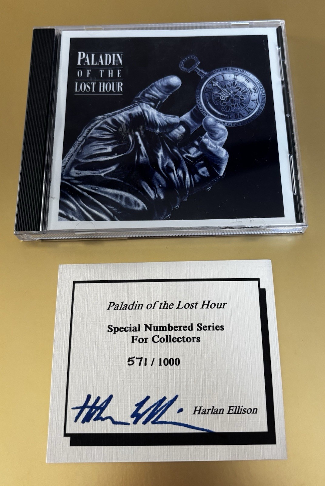 Harlan Ellison SIGNED Paladin of the Lost Hour CD #571/1000 Limited Audio Auto
