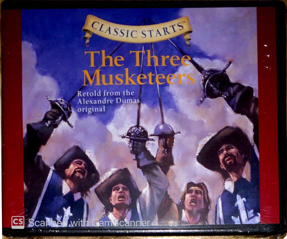 New THREE MUSKETEERS Dumas Sterling Classic Starts AUDIO CD Series Homeschool