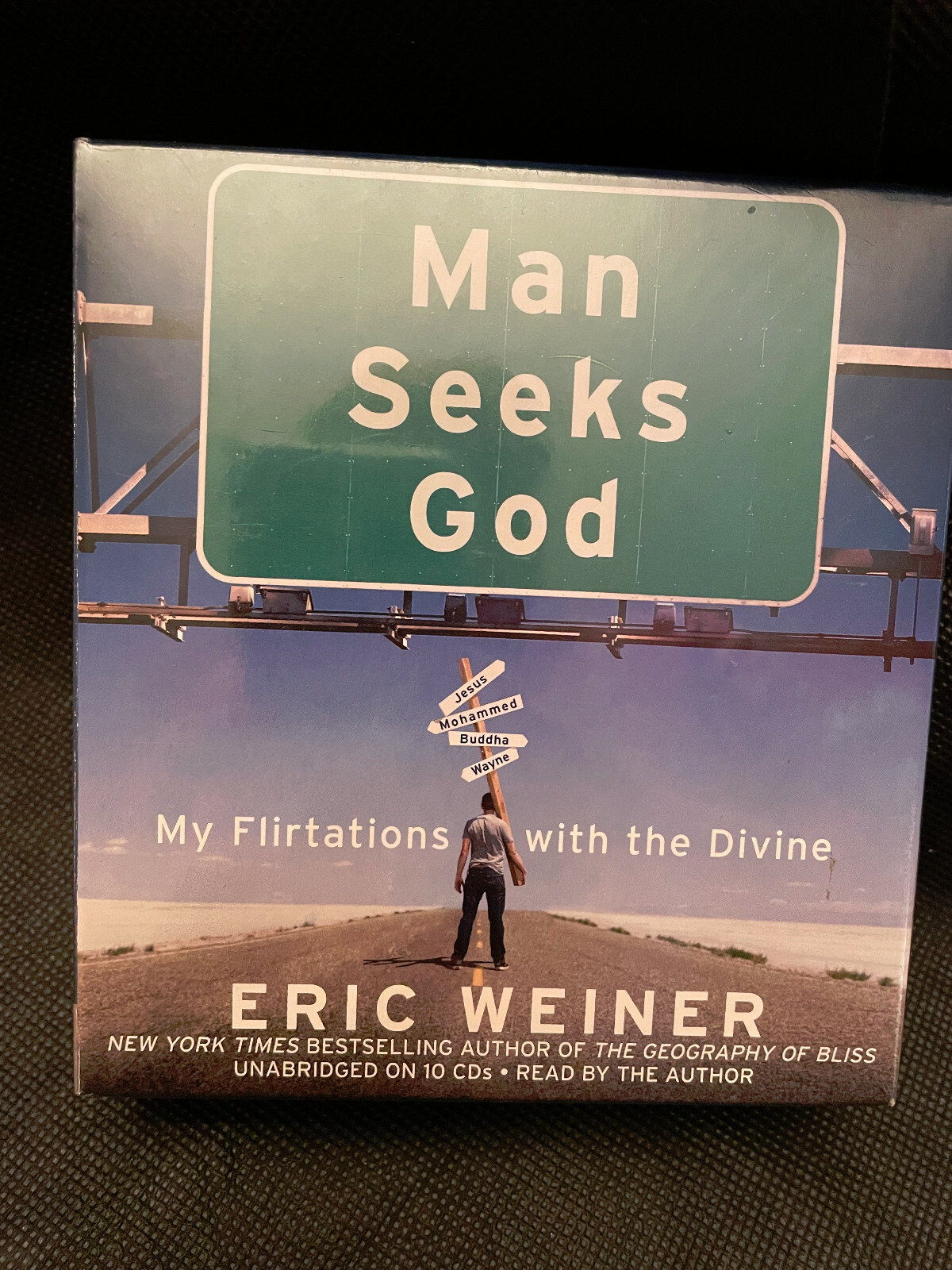 Man Seeks God My Flirtations with the Divine by Eric Weiner Audio Book CD’s New