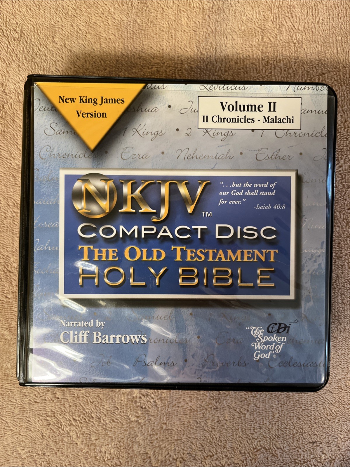 NKJV The Old Testament Compact Disc Audio Bible ~ 23 Disc CD Set ~ Cliff Barrows