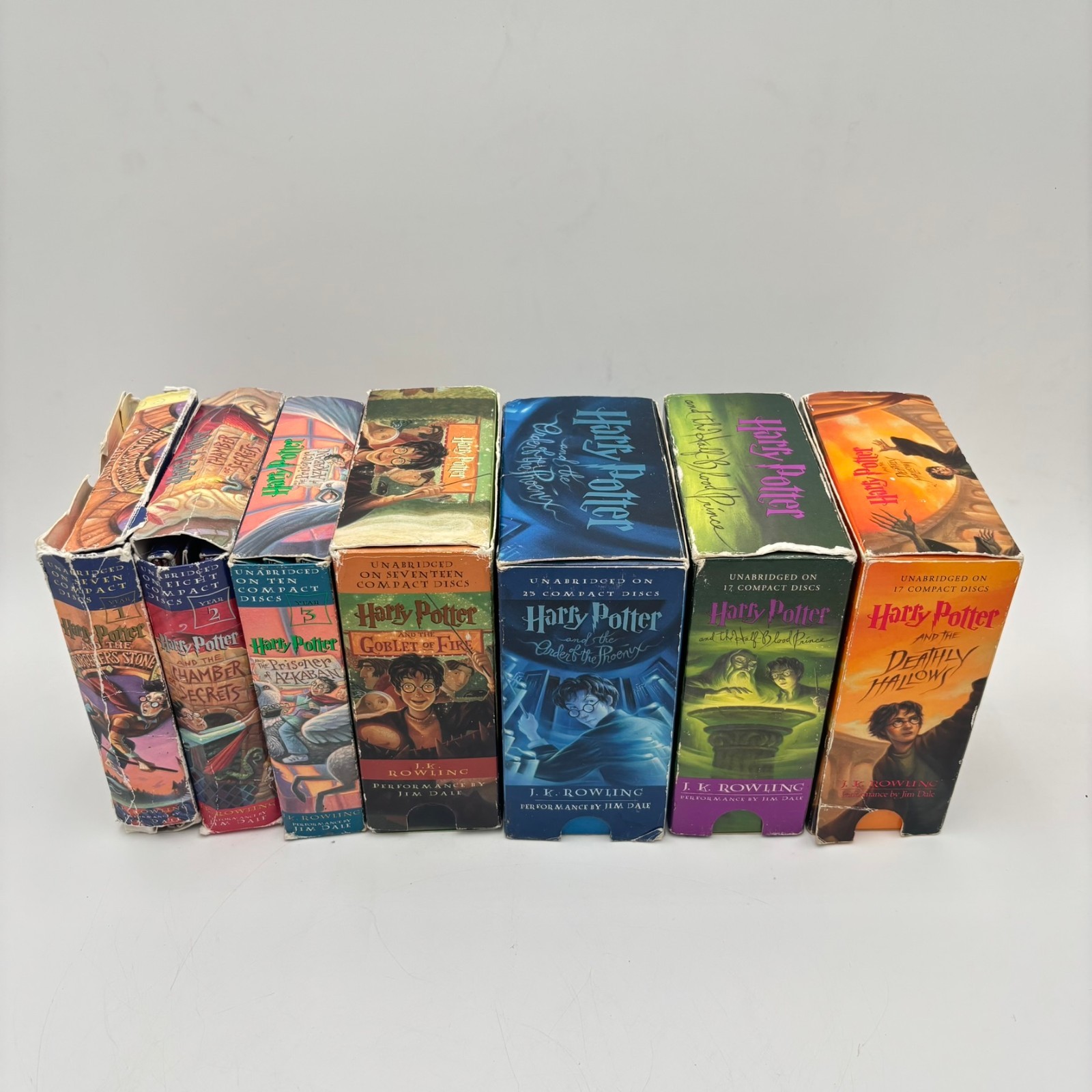Harry Potter Complete Audiobook CD Set Books 1-7 Jim Dale Unabridged