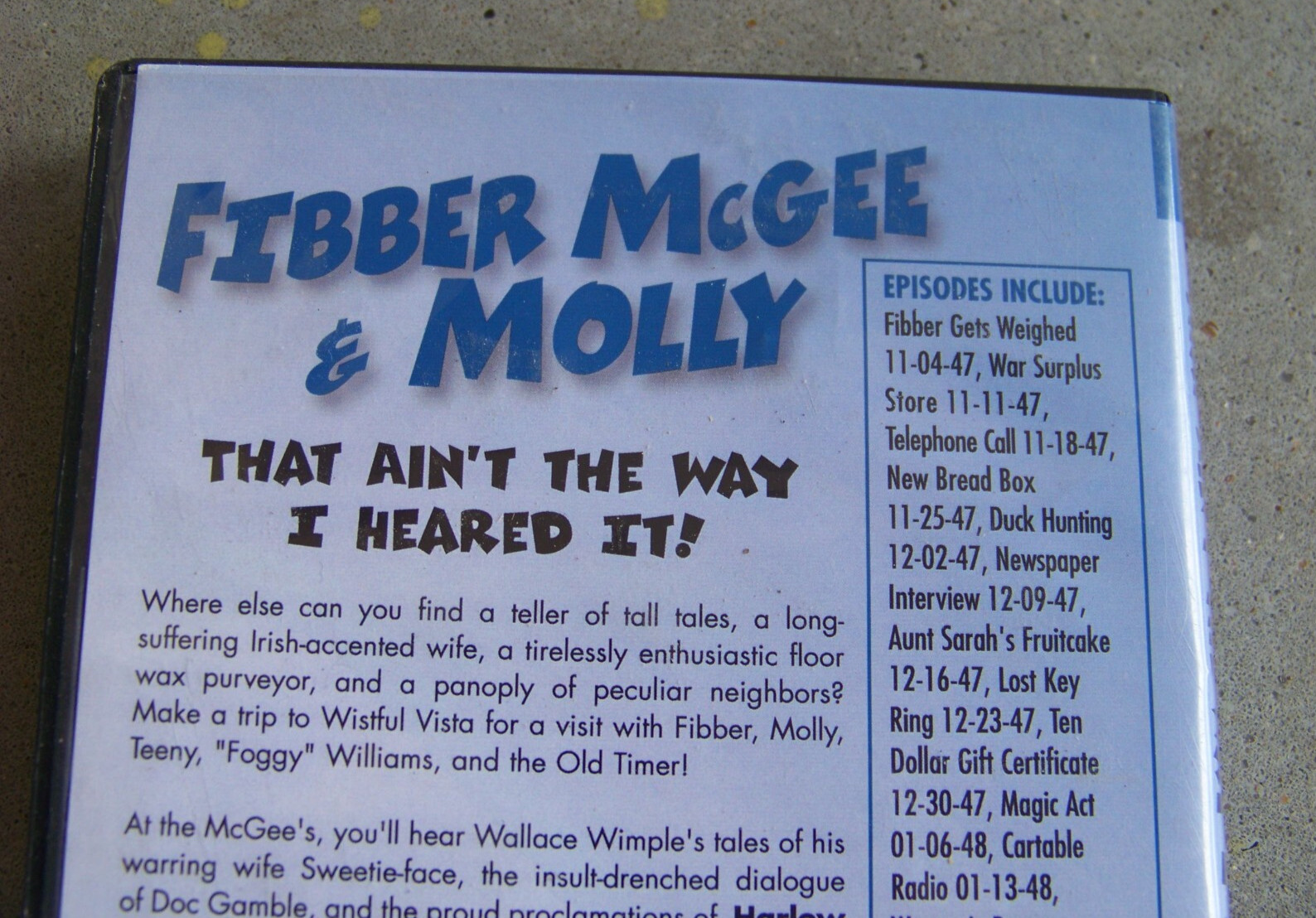 Radio Spirits Fibber McGee & Molly — That Ain’t The Way I Heared It! 16 Epiodes