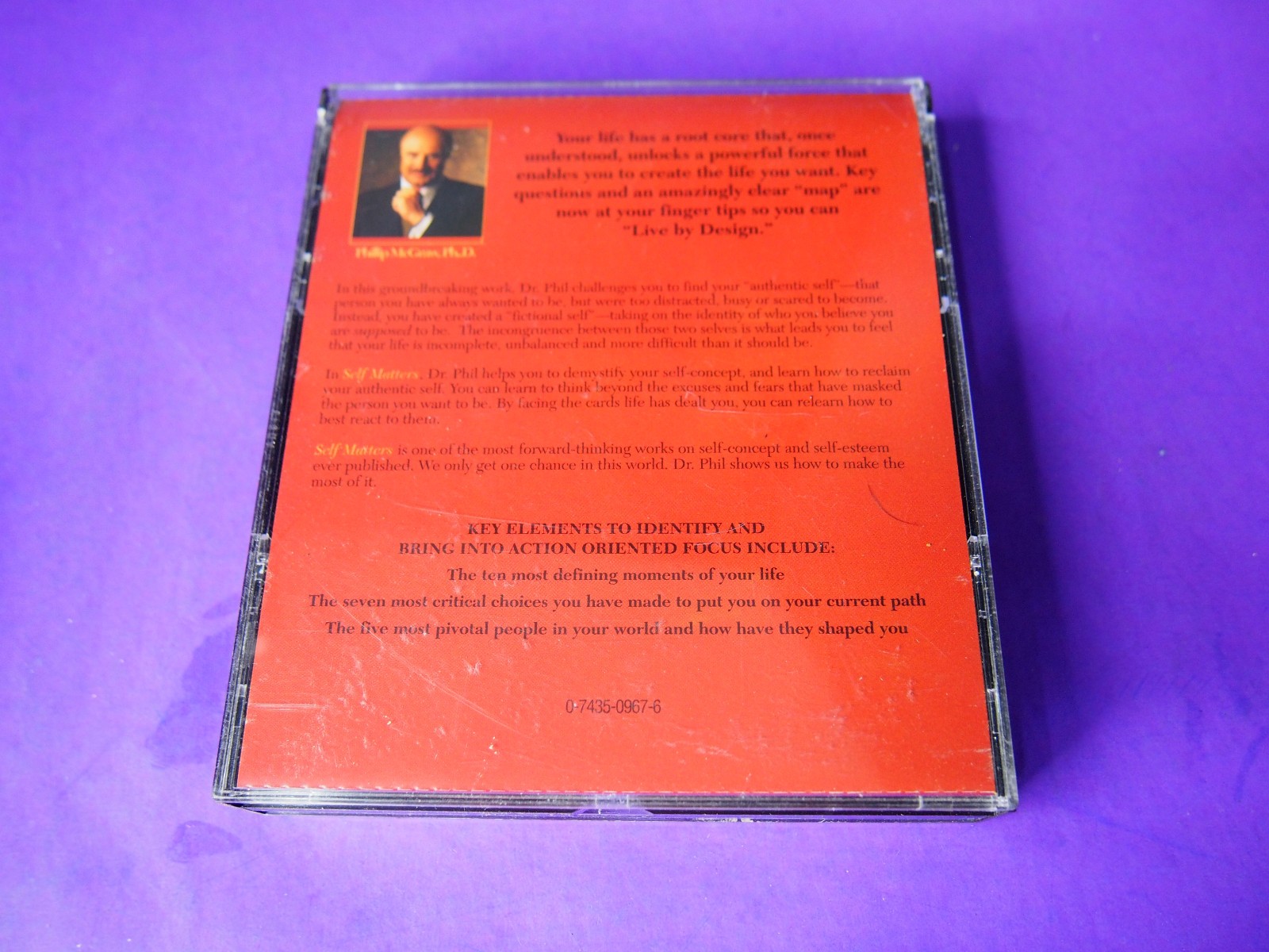 SELF MATTERS by Dr. Phillip C. McGraw Dr. Phil Boxed 5-CD Audiobook