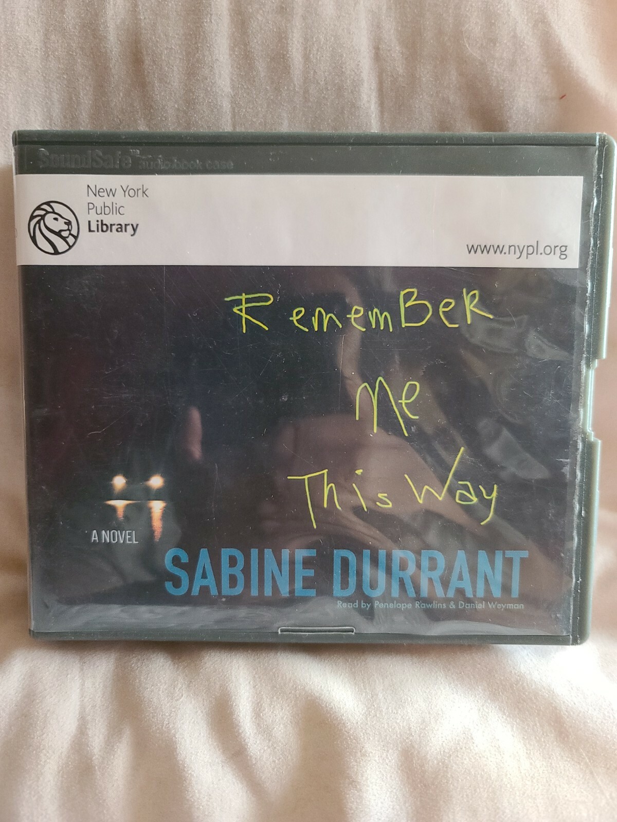 Shelf203 Audiobook~ Remember me this way- Sabine durrant- unabridged- 10cds