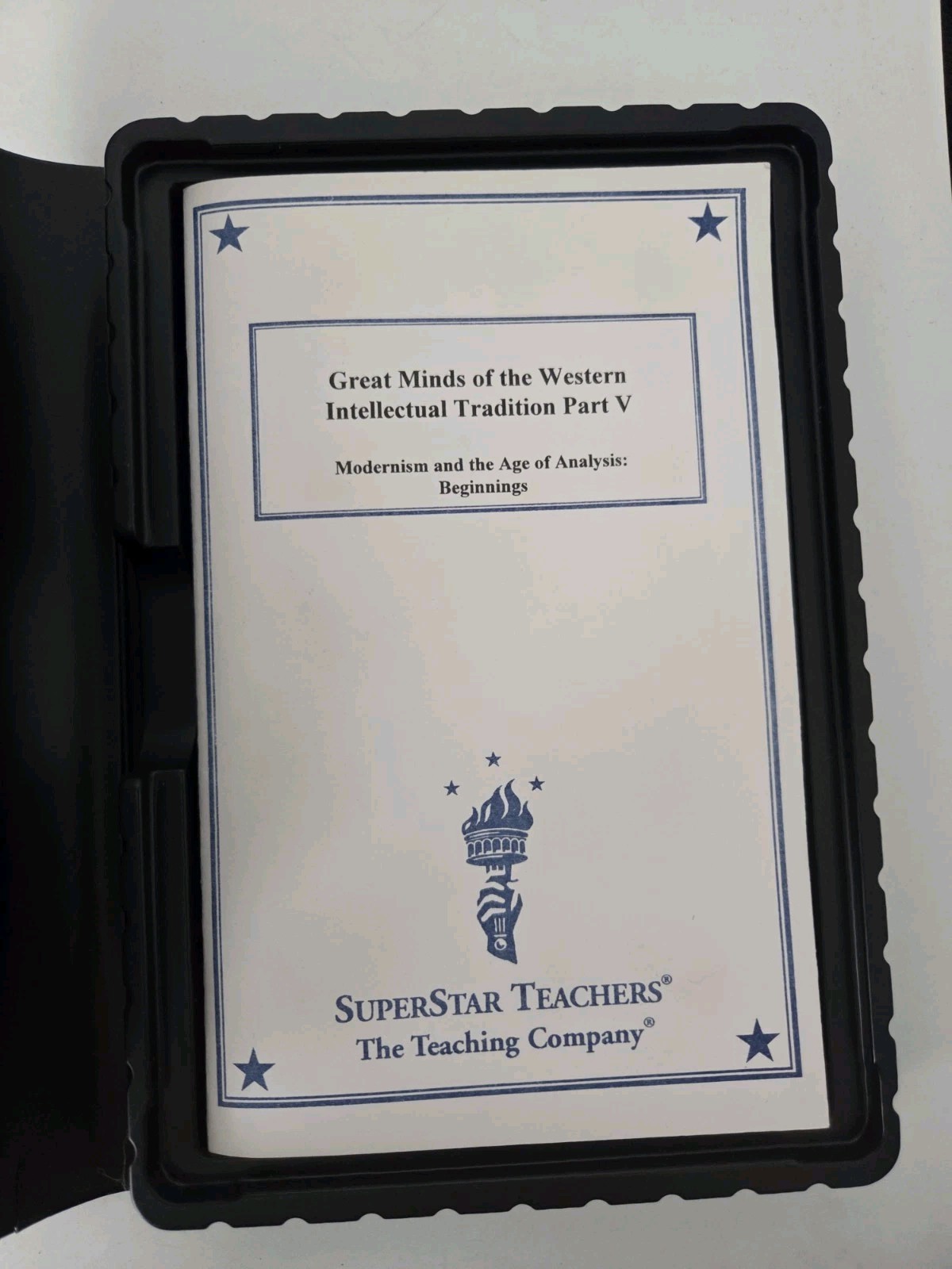 Great Minds Of The Western Intellectual Tradition Lecture Series Cassette