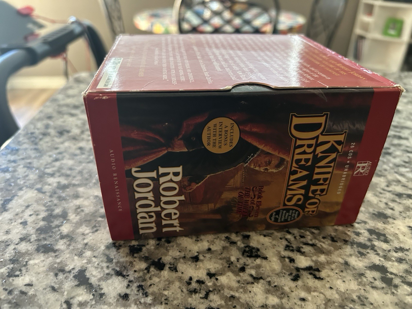 AUDIOBOOK Knife of Dreams ~ Wheel of Time Series Book 11 Robert Jordan CD —