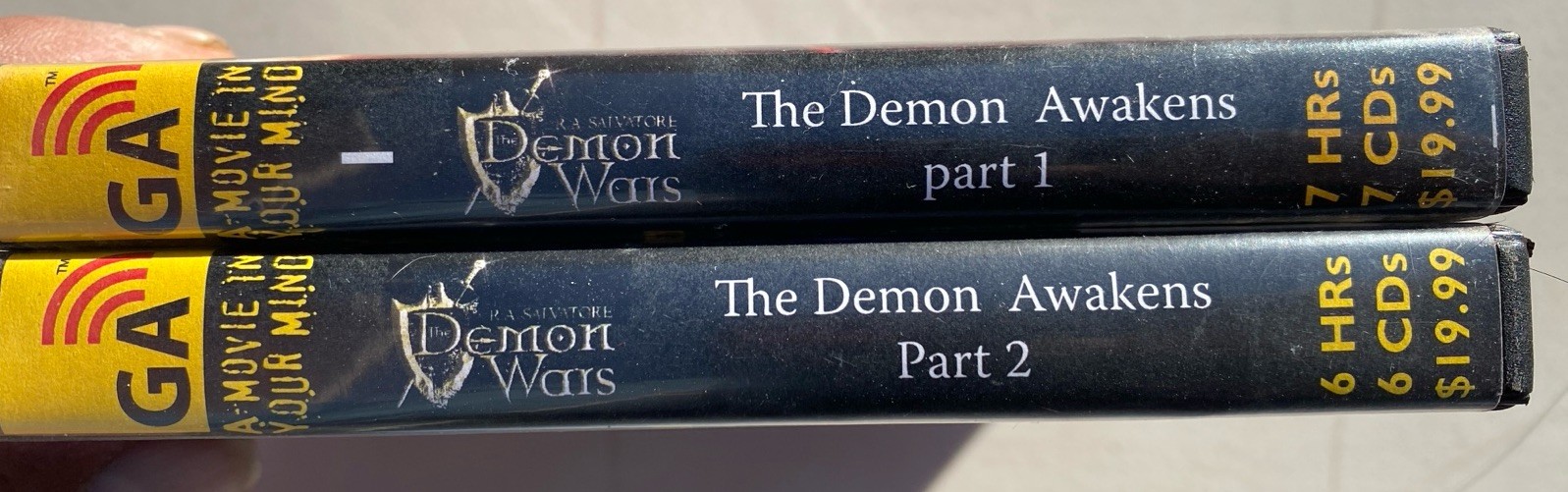 R.A. Salvatore Demon Wars Pt.1&2 Demon Awakens Graphic Audio 13 Disc Set