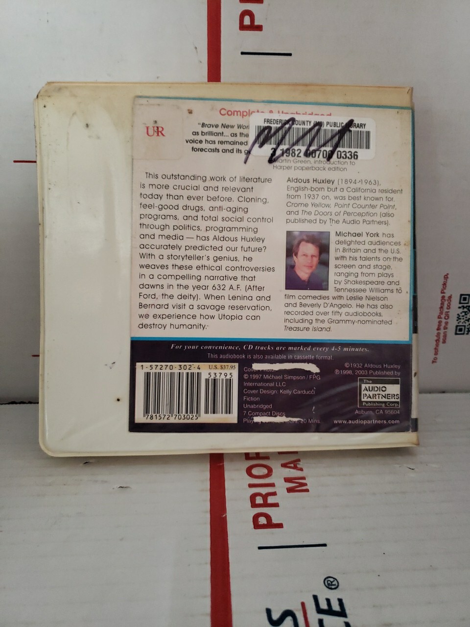 brave new world By Aldous huxley Audio Books Audio CD Unabridged ~ #162h