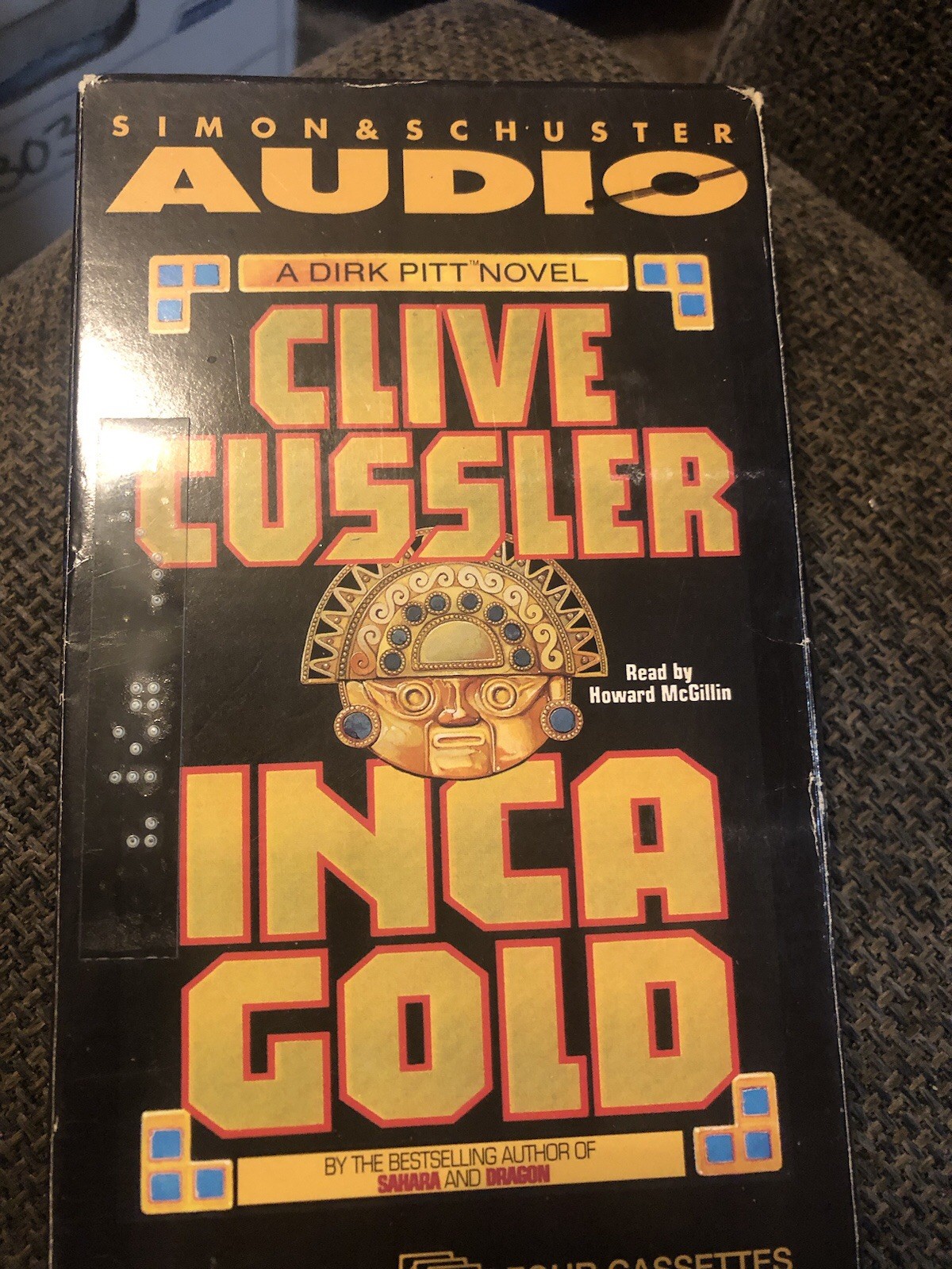 Audiobook-Cassette-Inca Gold- Clive Cuddles-shipping Deals!