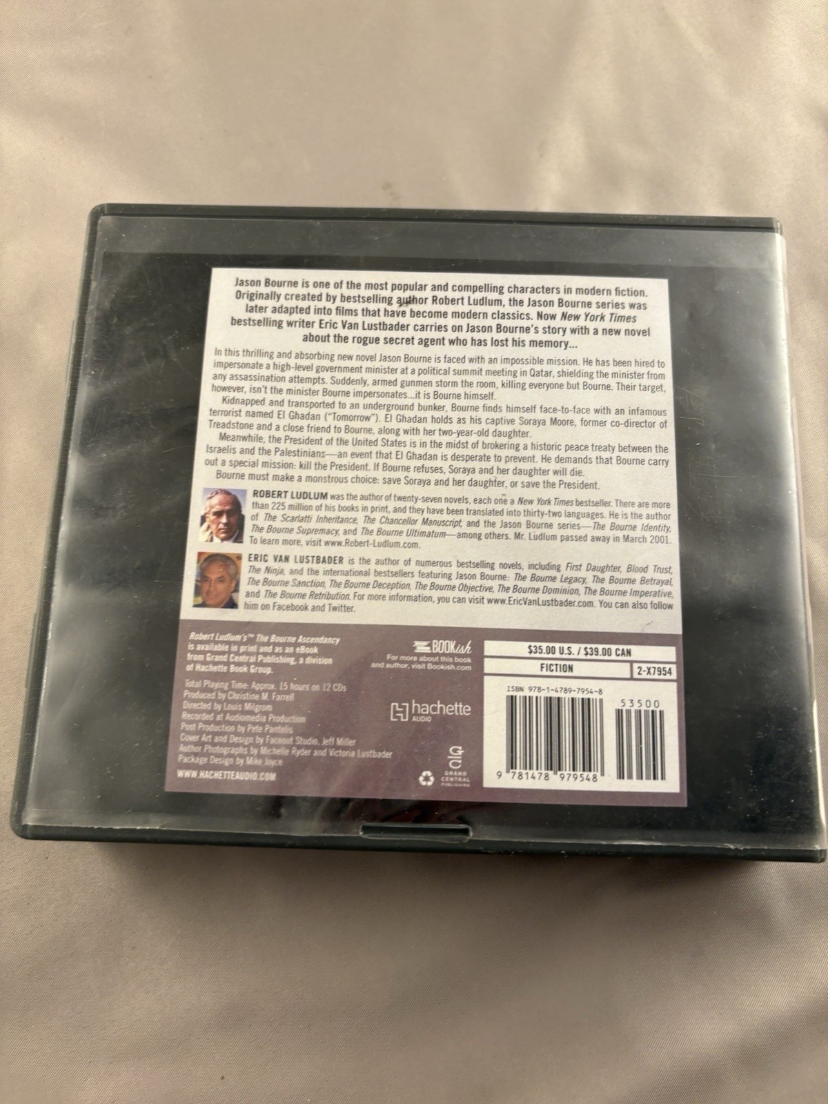 Audiobook~ The Bourne ascendancy- Robert ludlum- unabridged- 12CDS