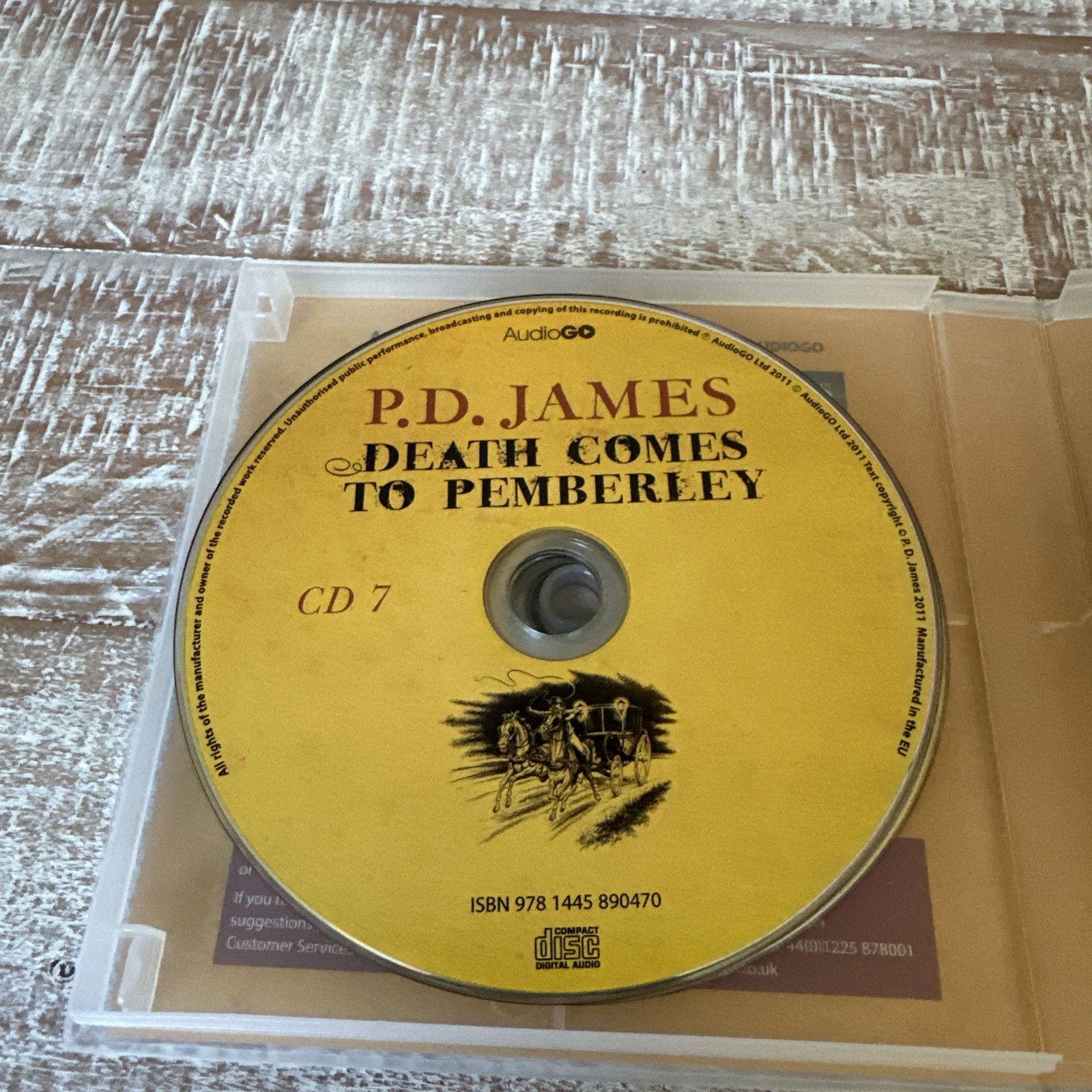 P.d. James Death Comes To Pemberley Audiobook Cd