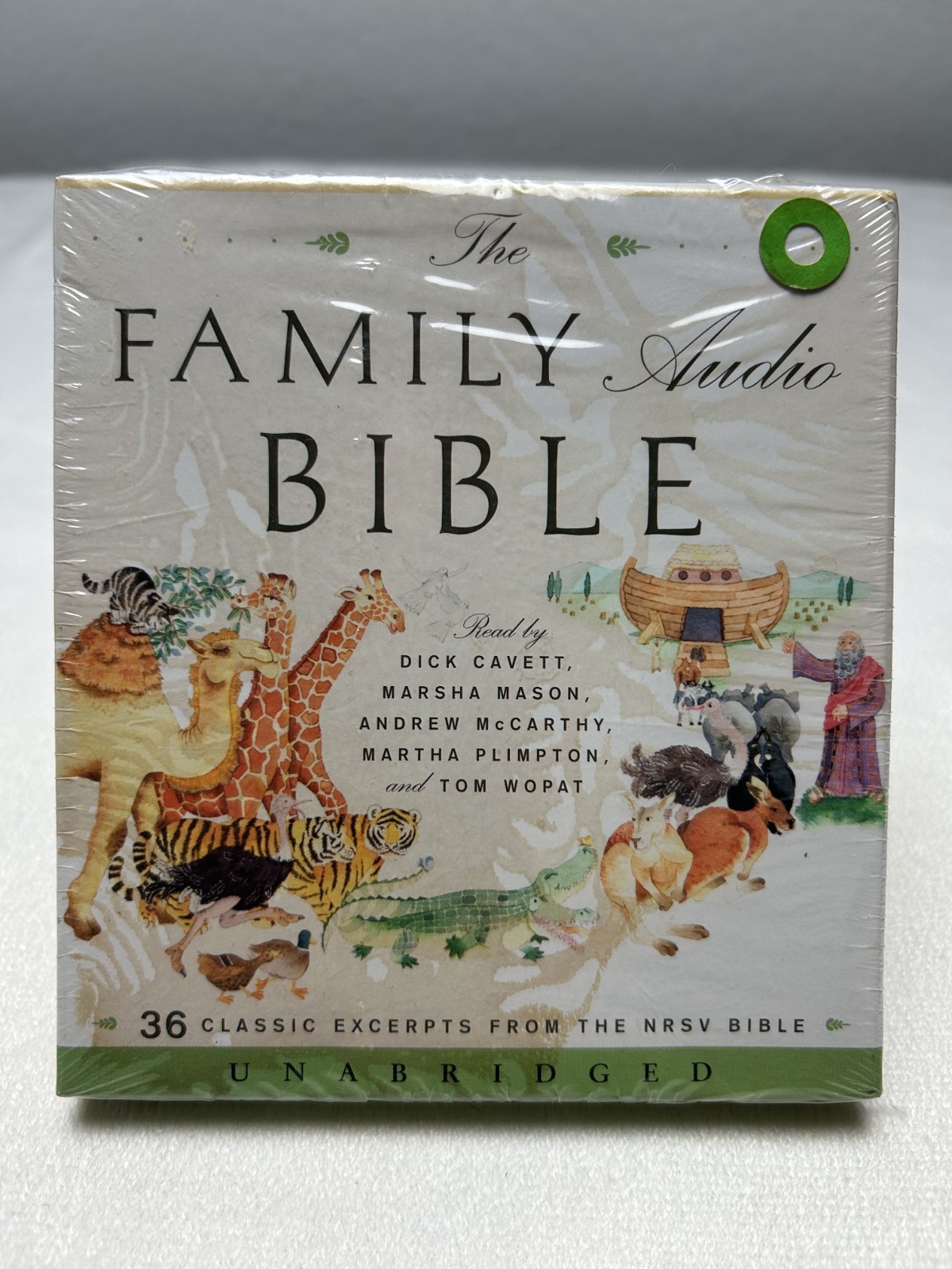 The Family Audio Bible 36 Excerpts Unabridged 3-Disc CD Audiobook Set — New