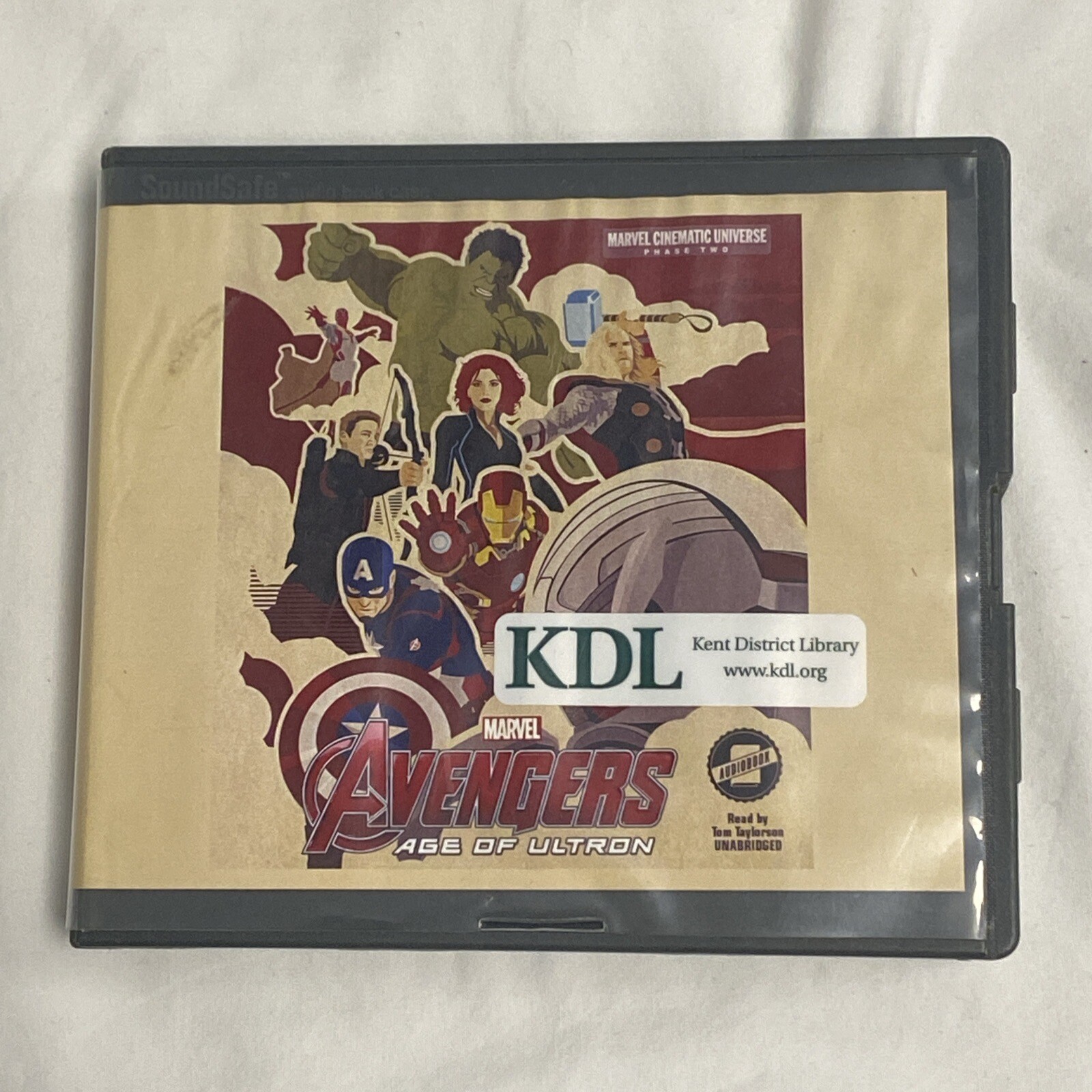 Avengers Age Of Ultron (2016 Audiobook On CD) Marvel
