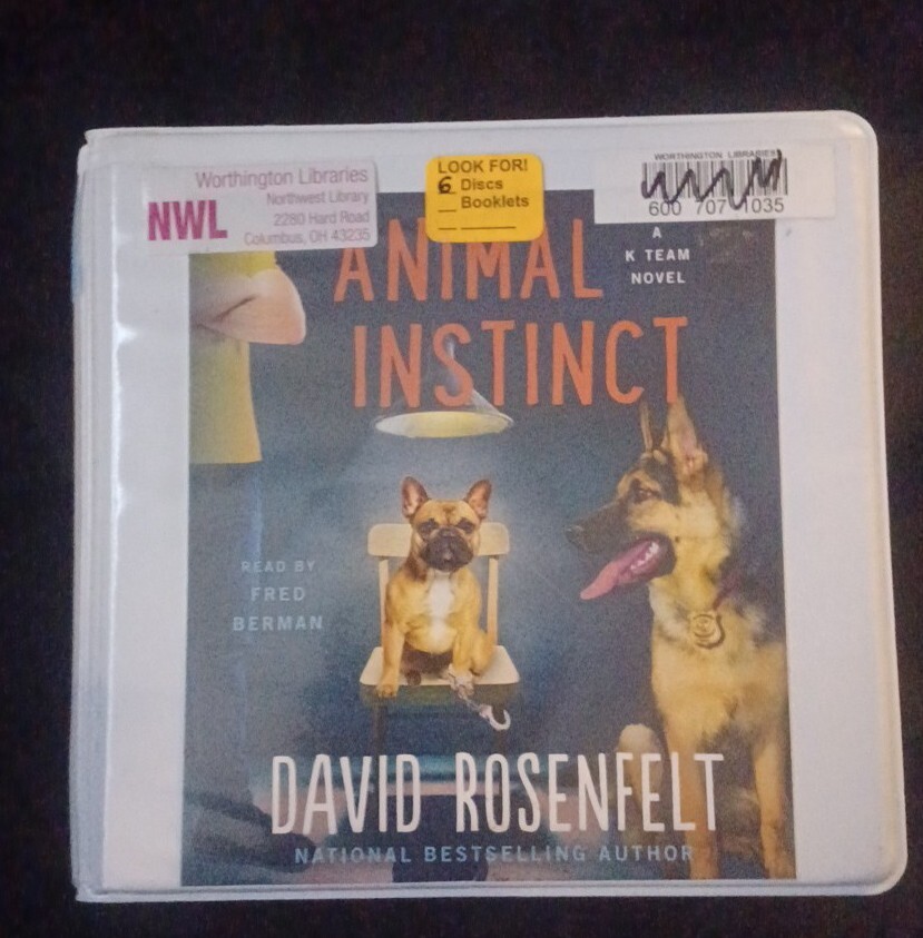 K Team Novels Ser.: Animal Instinct : A K Team Novel by David Rosenfelt…