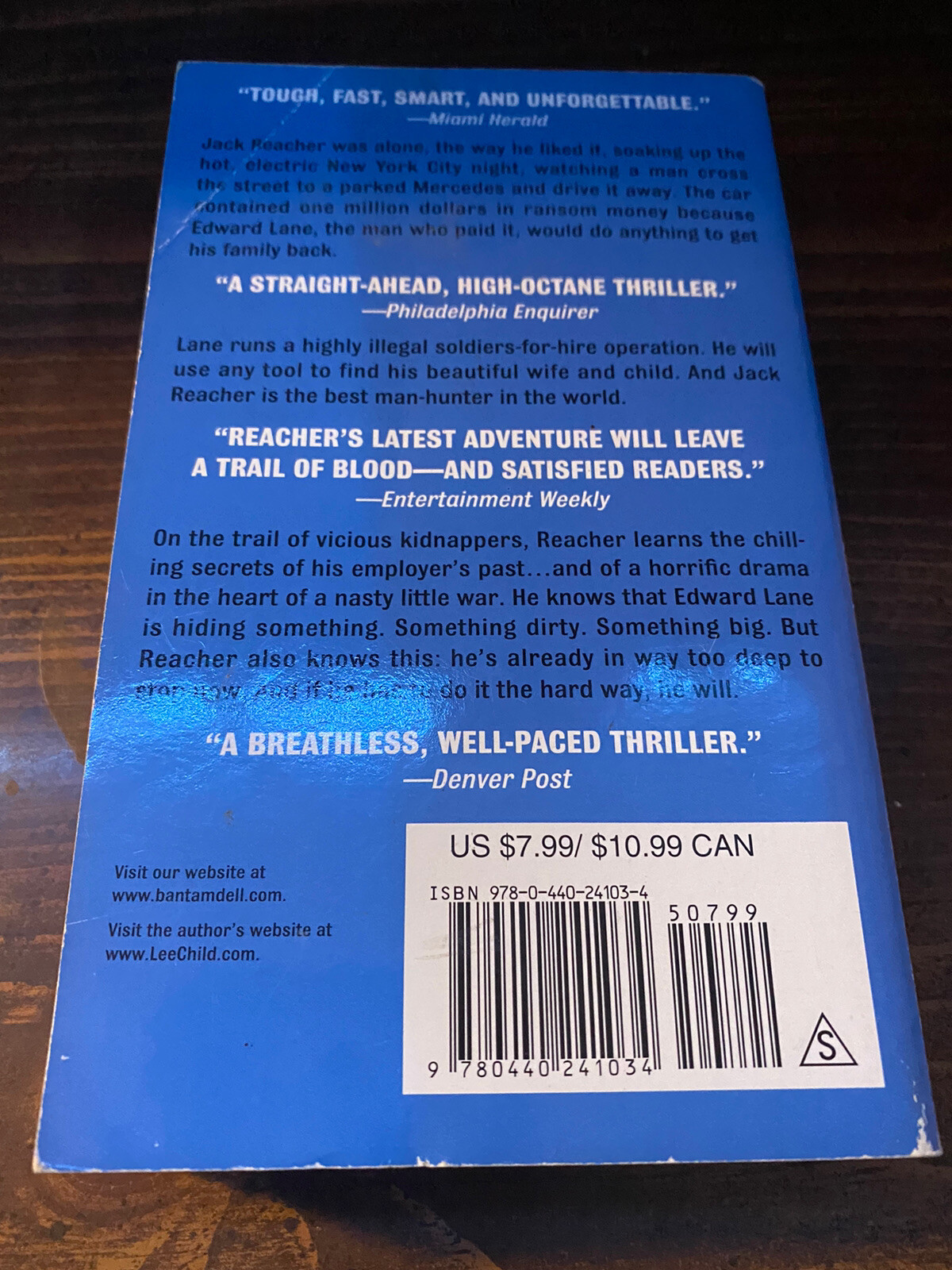 The Hard Way by Lee Child. Reacher #9. Paperback