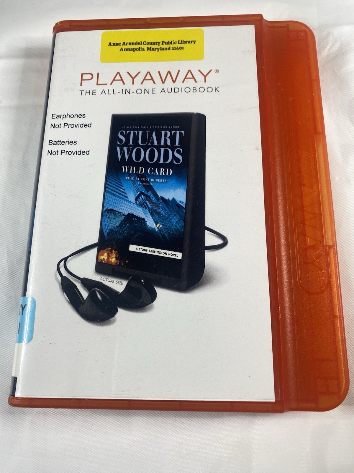 Wild Card Stuart Woods Play Away Audiobook Ex Library