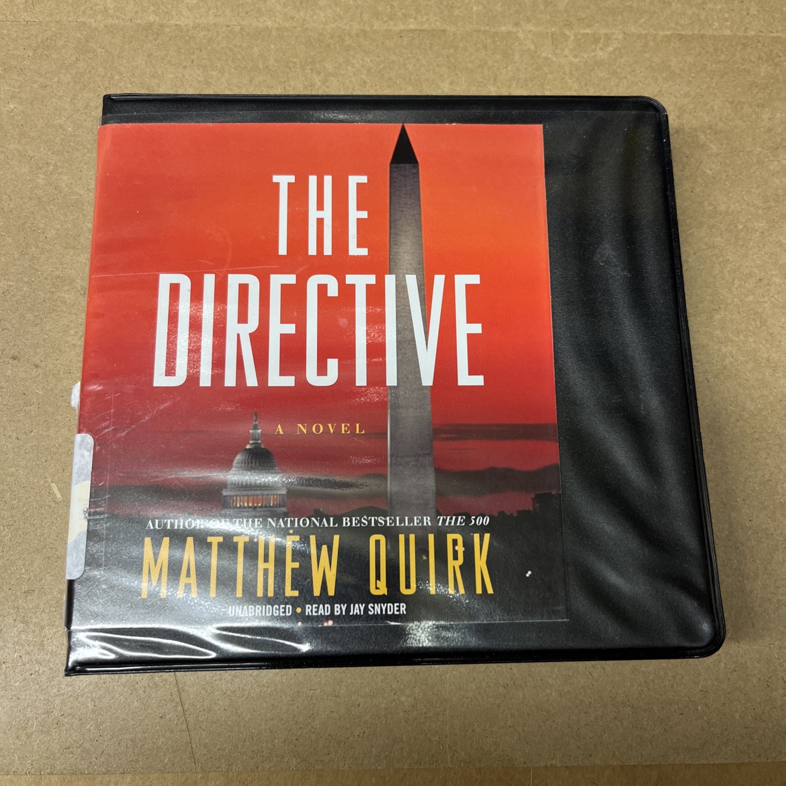 The Directive by Matthew Quirk (Unabridged Audiobook 8 CDs) Good Tested