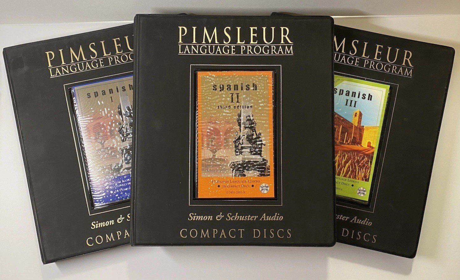 Pimsleur Language Program Simon & Schuster Audio Spanish Levels I, 2, 3 CDs