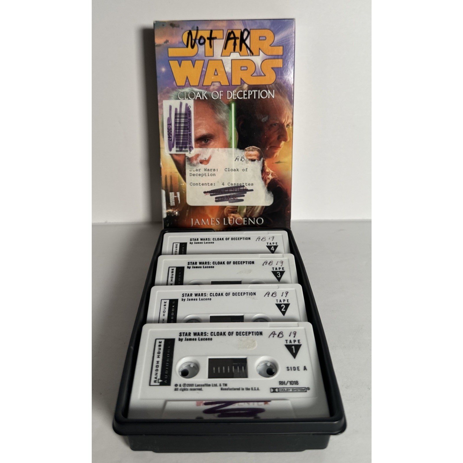 Star Wars Ser.: Cloak of Deception by James Luceno (2001, Audio Cassette,…