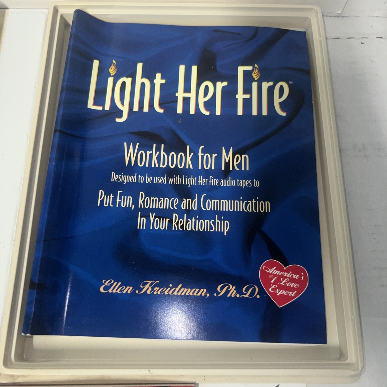 Light His Fire Light Her Fire 12 Cassette Set Workbooks Ellen Kreidman 1995 Vtg