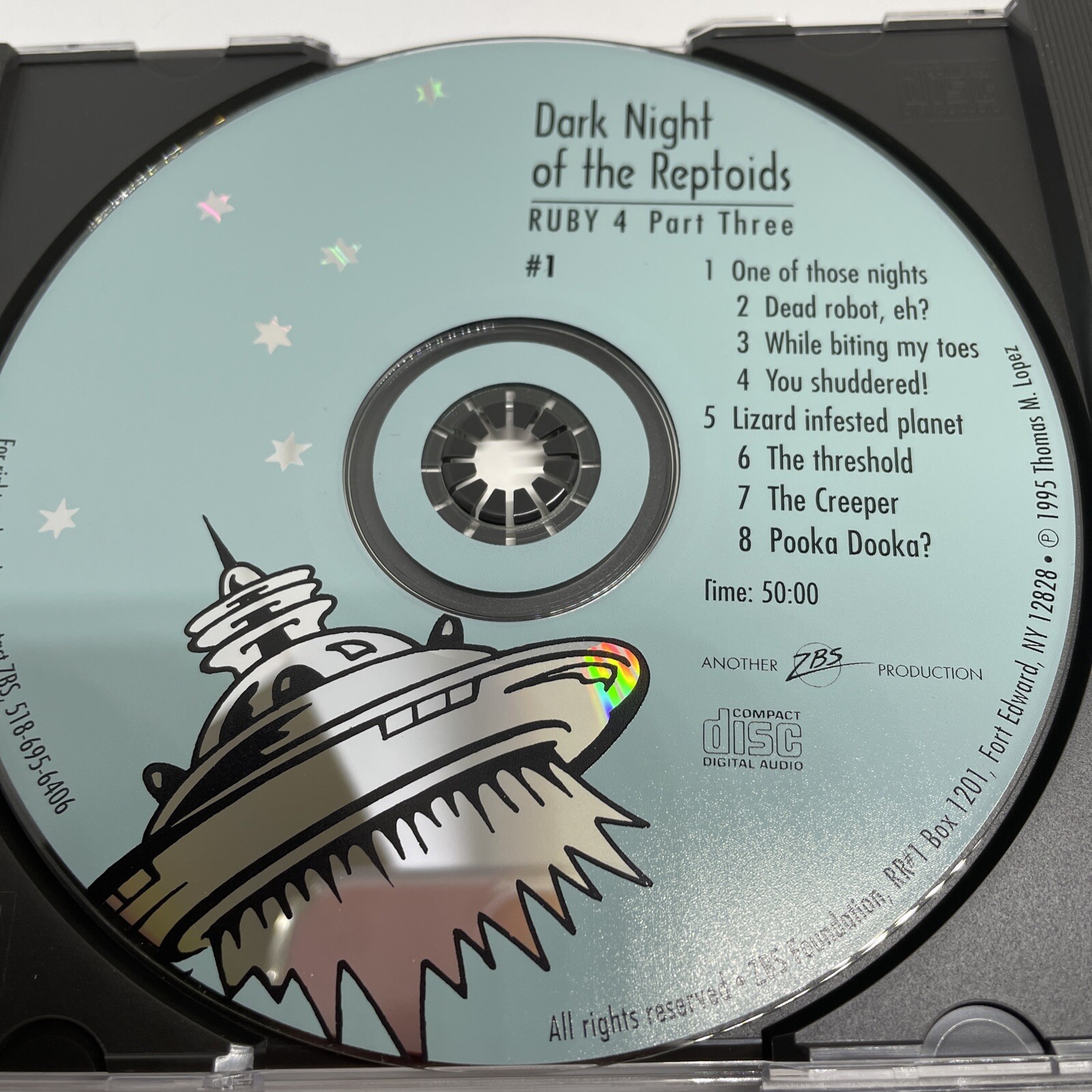 RUBY FOUR Part Three: Dark Night of the Reptoids Radio Series 2 CD Set 1995 ZBS