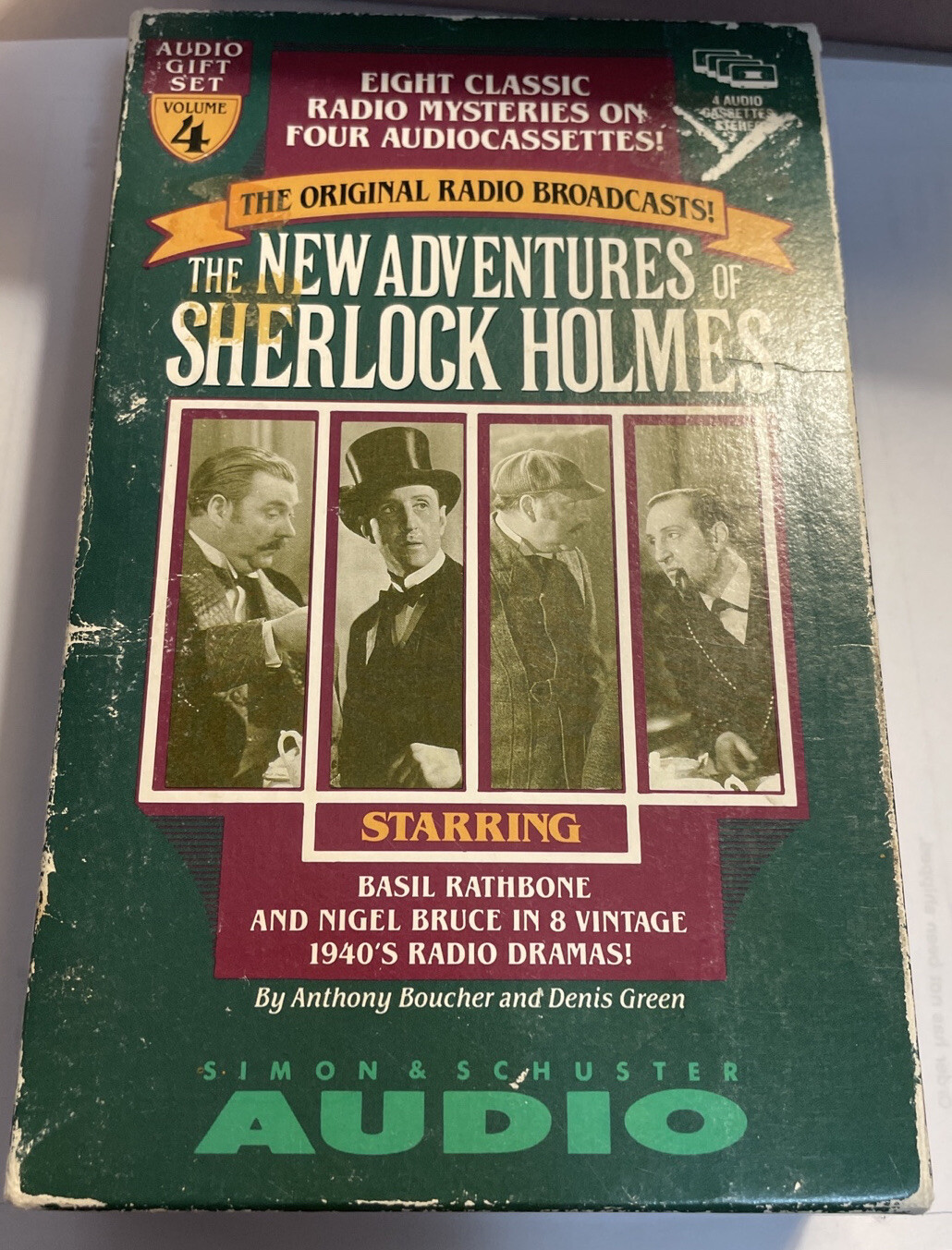 The New Adventures of Sherlock Holmes Volume 4 Audio Cassettes,used, As Is,AC