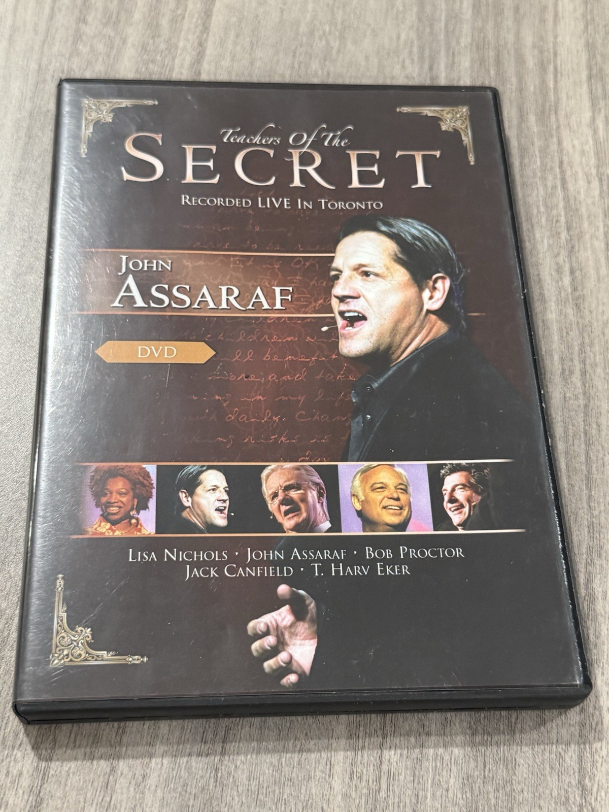 Teachers Of The Secret: Recorded Live In Toronto: John Assaraf AUDIO BOOK CD ’07