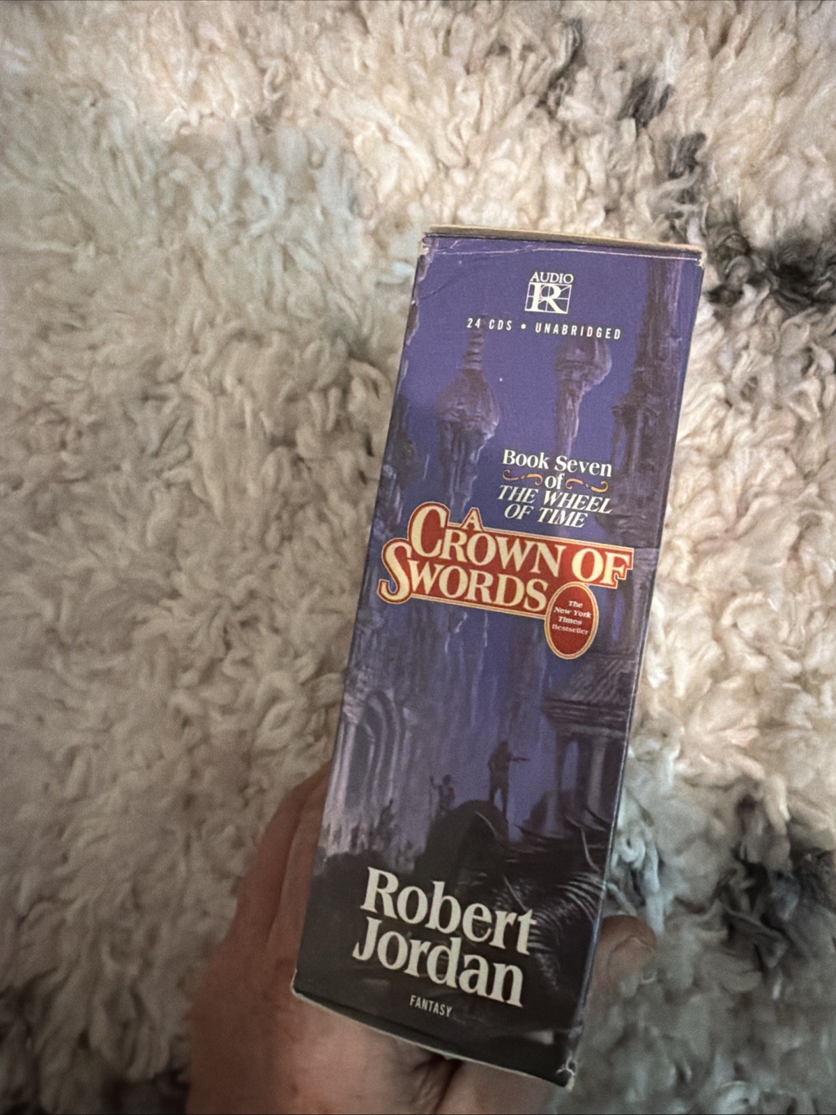 Wheel of Time A Crown of Swords: Book Seven by Robert Jordan Audiobook CDs