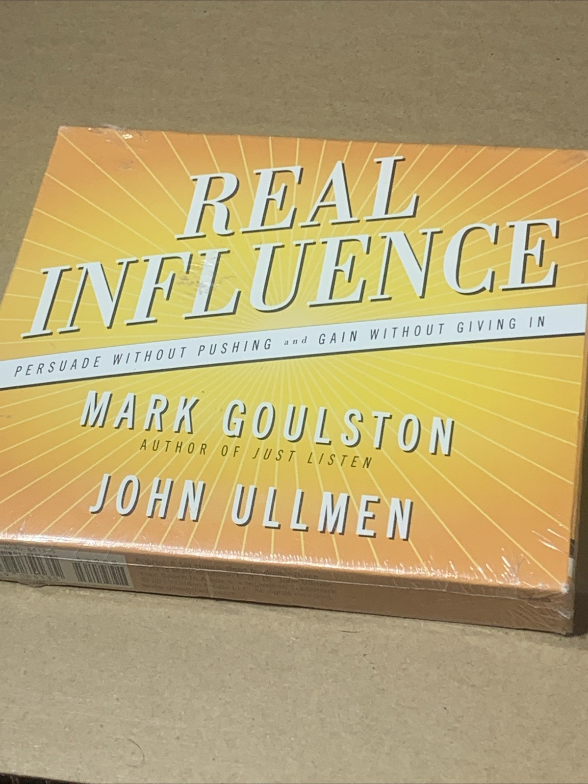 Real Influence: Mark Goulston SIX UNABRIDGED CD’s ULTRA *RARE* in NEW SEALED