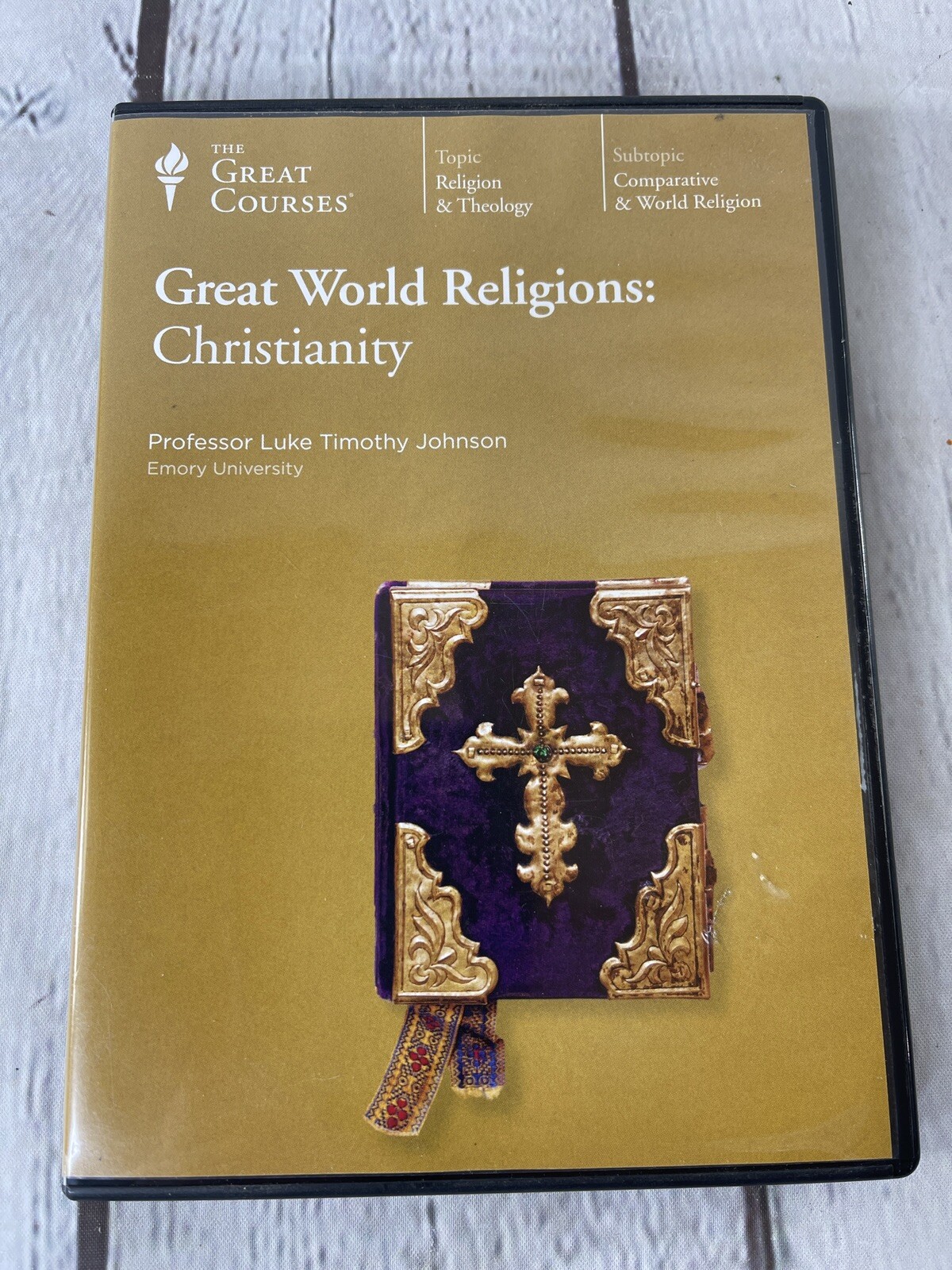 GREAT COURSES: World Religions & Theology Lot of 4 CD Set 2003 w/ Guidebooks
