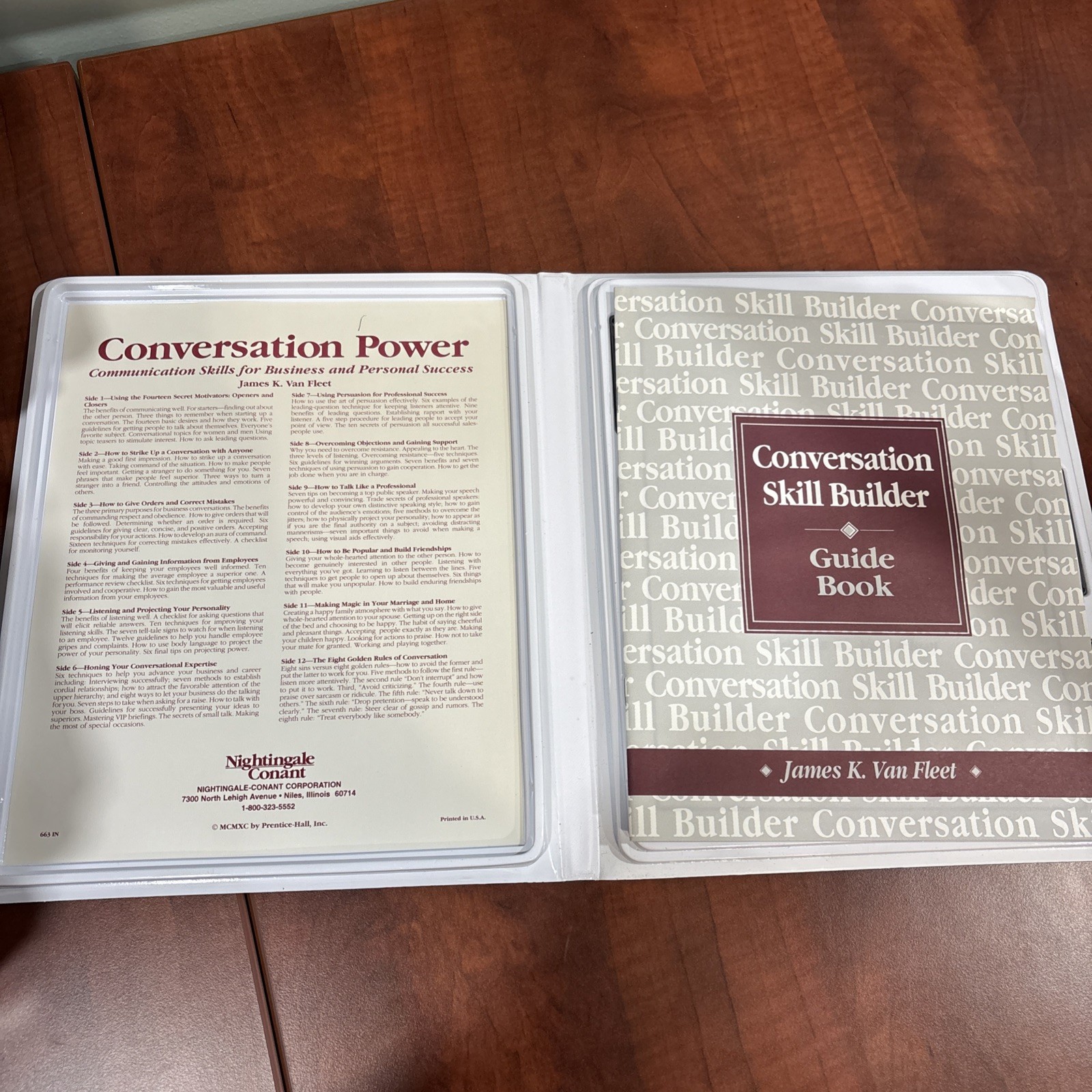 James K Van Fleet: Conversation Power Skills, 6 Audio Cassettes Course- Tested