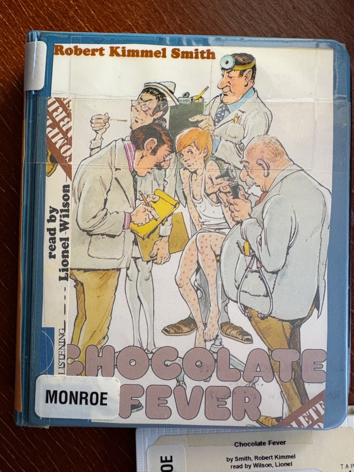 Chocolate Fever by Robert Kimmel Smith ( ex-library audio cassette 1997)