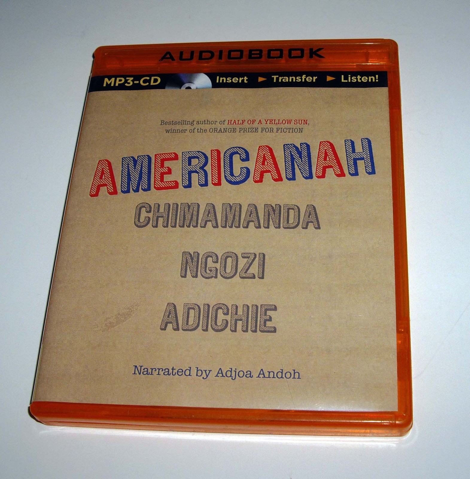 Americanah Chimamanda Negozi Adichie Audiobook CD + MP3-CD Used Adjoa Andoh