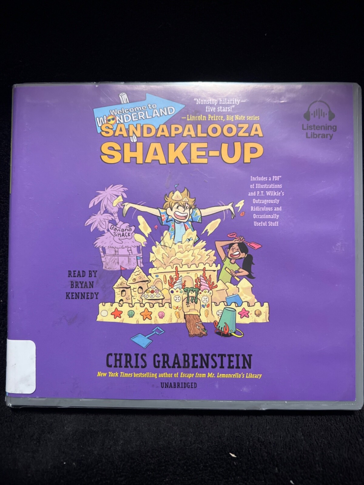 Shelf213 Audiobook~Sandapalooza Shake-Up — Chris Grabenstein- Unabridged- 4 disc