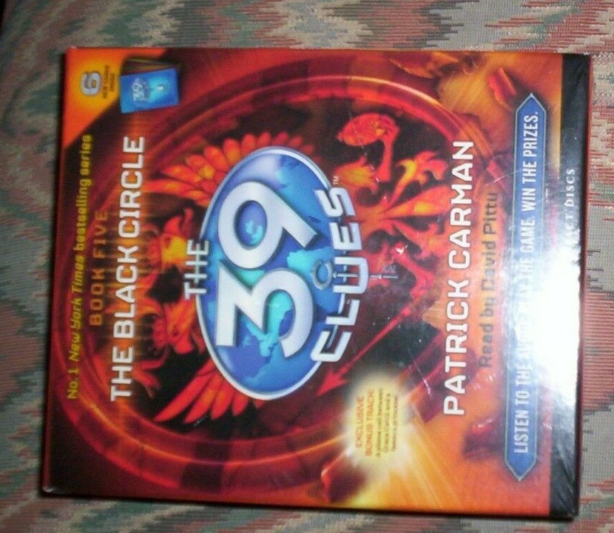 The 39 Clues Book 5 The Black Circle Audio book on cd by Patrick Carman(NEW)