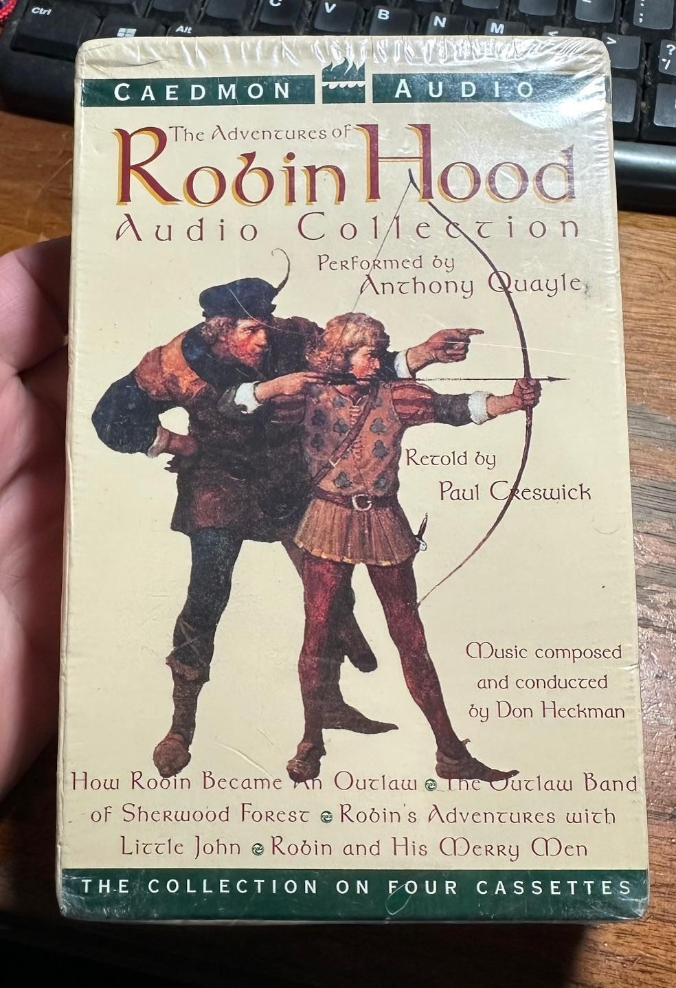 The Adventures of Robin Hood Audio Cassette Caedmon Collection by Paul Creswick