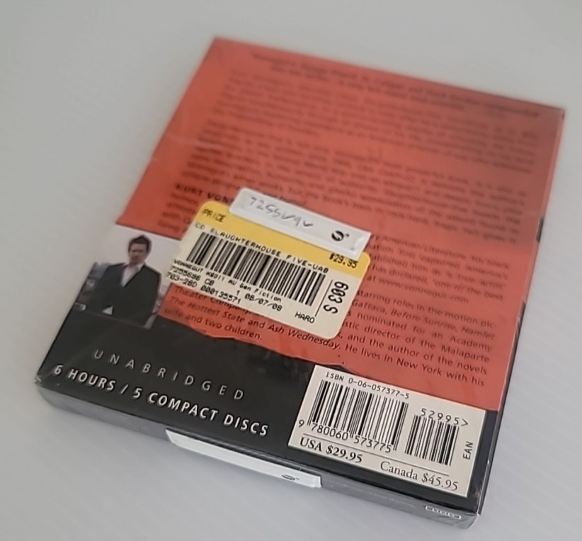 Slaughterhouse-Five — Audiobook on 5 CDs — Kurt Vonnegut — NEW (SEALED)