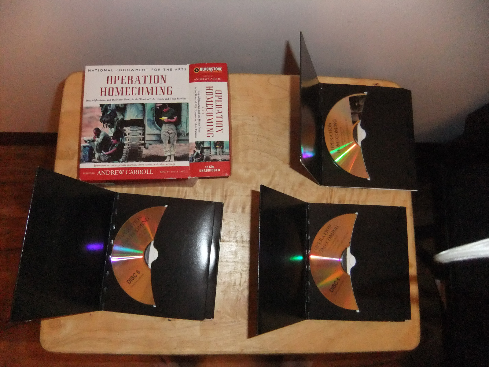 OPERATION HOMECOMING U.S. TROOPS EXPERIENCE & STORIES IN IRAQ MORE 15 AUDIO CDS