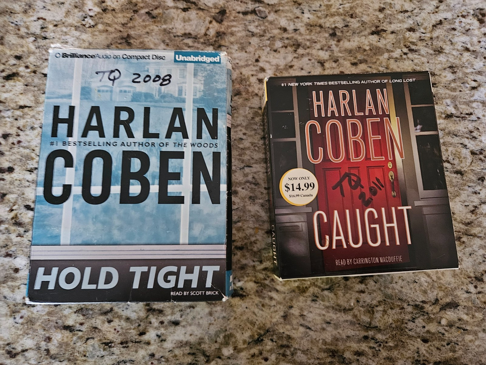 Harlan Coben 2 Audio CD Books: Hold Tight, Caught ships free