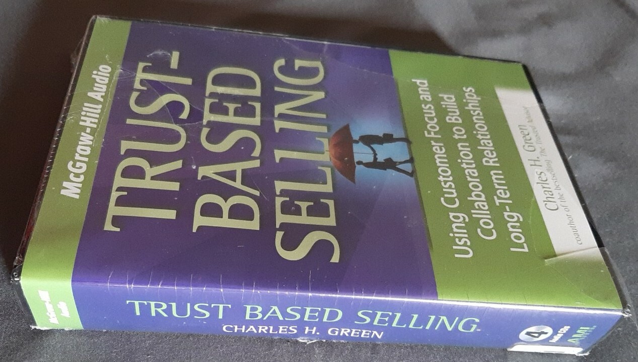 Trust-Based Selling Charles Green 4 CD set audio book SEMI SEALED UNUSED