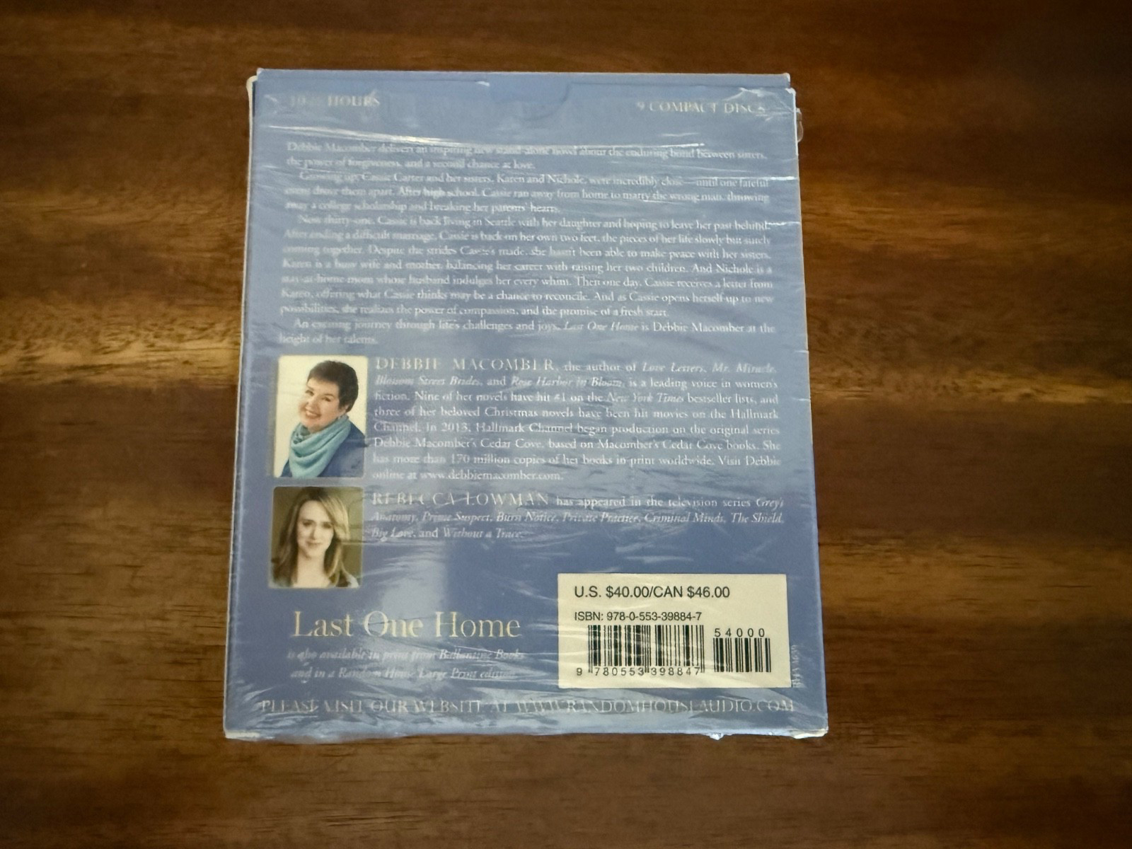Last One Home by Debbie Macomber (2015, Compact Disc, Unabridged edition)